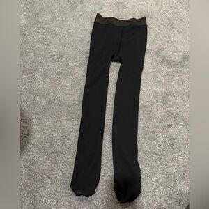 Fleece lined tights